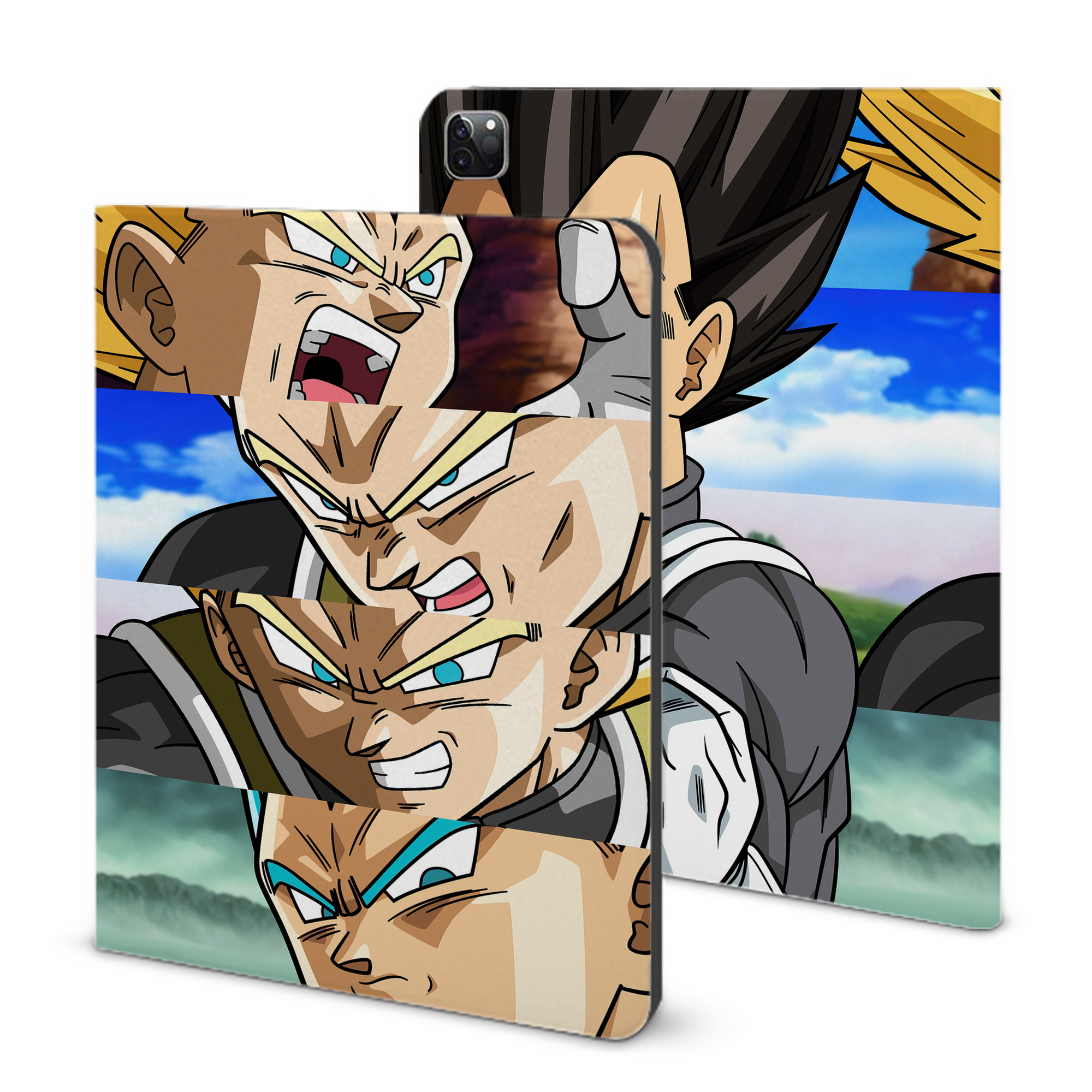 （画像用） ドラゴンボール DRAGON BALL IPad ケース ブック型 PUレザー TPU 耐衝撃 軽量 薄型 ペン収納なし 全面保護 IPad 各モデル対応